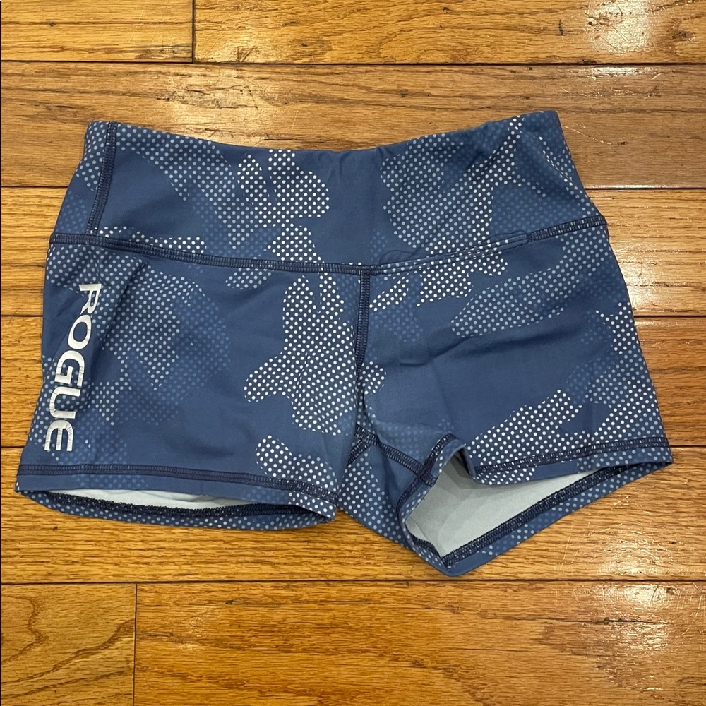 Rogue Blue and White Athletic Shorts